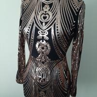 Vestito elegante con paillettes taglia S