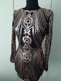 Vestito elegante con paillettes taglia S