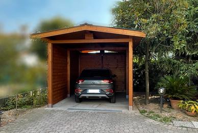 Garage box auto in legno 3,25x5m