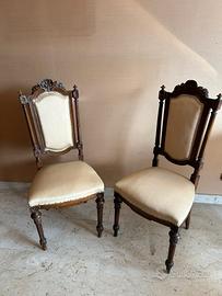 Coppia di Sedie Antiche – Fine '800