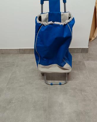 Carrellino con ruote con zainetto