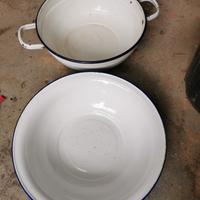 coppia catino ciotola antico lavabo