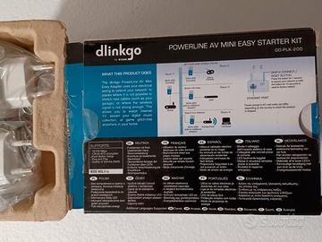 ADATTATORI INTERNET SENZfili kit PowerLine AV Mini