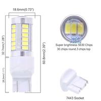 LAMPADA LED T20 BIANCA 33 LED SMS CANBUS