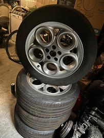 Cerchi gommati alfa romeo 147/156
