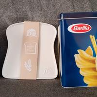 Scatola Barilla + piatto pane + borraccia