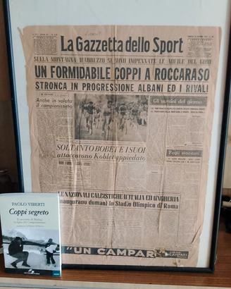 Gazzetta dello Sport e libro Fausto Coppi