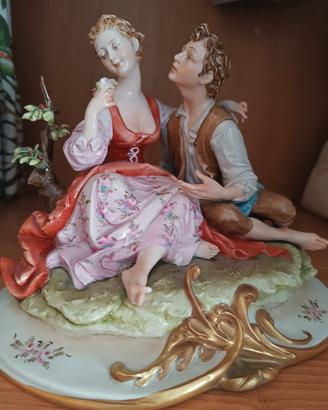 coppia di innamorati porcellana Capodimonte 