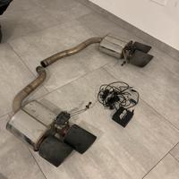 Terminali scarico sportivo Porsche macan valvole