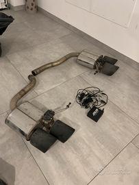 Terminali scarico sportivo Porsche macan valvole