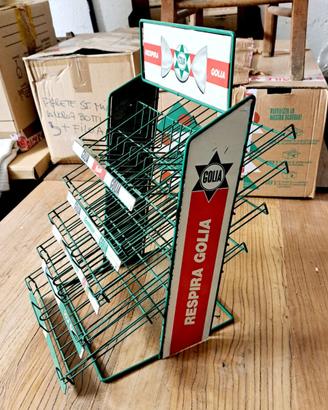 espositore vintage da banco caramelle GOLIA