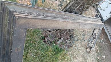 trave per camino in legno antica da villa veneta