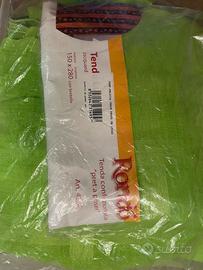 Tende verdi a quadretti