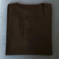 Polo nera Gianfranco Ferrè a maniche corte