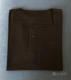 Polo nera Gianfranco Ferrè a maniche corte