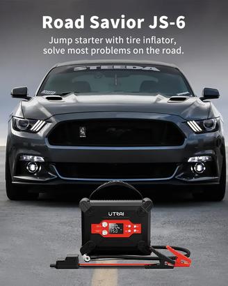 Jump Starter Compressore Power Bank Utrai 4 in 1
