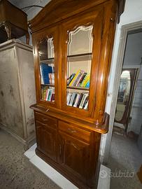 Libreria vetrinetta antica stile Luigi Filippo