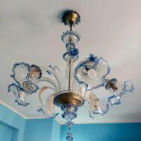 lampadario murano 6 luci