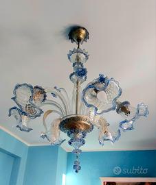 lampadario murano 6 luci