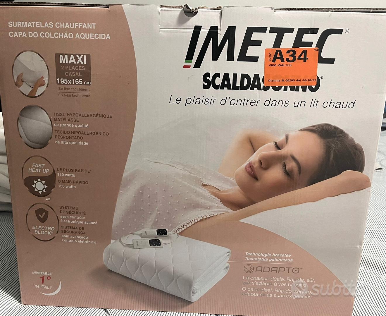 Imetec Scaldasonno Adapto maxi 195x165 - Elettrodomestici In vendita a  Ancona