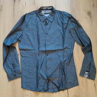 Camicia DANIELE ALESSANDRINI uomo grigia XXL