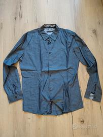 Camicia DANIELE ALESSANDRINI uomo grigia XXL