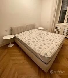 Letto matrimoniale Flou Nathalie incl. materasso