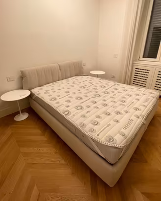 Letto matrimoniale Flou Nathalie incl. materasso