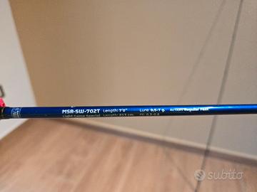 Molix skirmjan e Daiwa Exceler ultralight