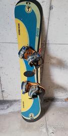 Tavola Snowboard Santa Cruz con attacchi