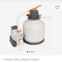 Pompa piscina con filtro a sabbia
