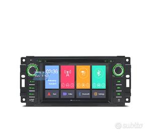 RADIO GPS ANDROID 11 PER JEEP DODGE CHRYSLER