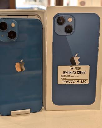 iPhone 13 128GB blu usato garanzia 