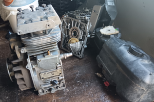 Ricambi motozappa Lombardini montati su Bertolini