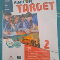 libro inglese RIGHT ON TARGET 2 per seconda med