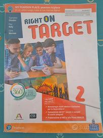 libro inglese RIGHT ON TARGET 2 per seconda med