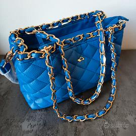 Borsa Carpisa Blu Elettrico  con Tracolla 
