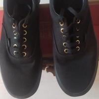scarpe vans era (gold mono) nero