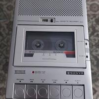 Lettore/registratore musicassette SANYO anni '70