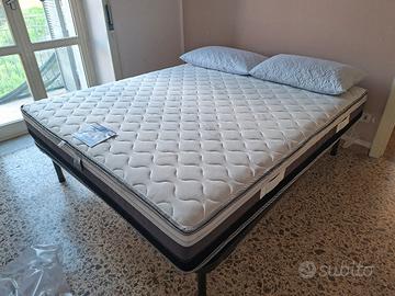 MATERASSO MOLLE INSACCHETTATE 160×190 CON RETE 