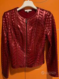 Giacca Silvian Heach Rosso Metallizzato / Laminato