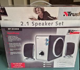 Casse PC . TRUST Speakers 2.1. 50w