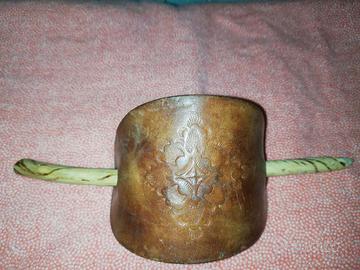 Spilla/stecca fermacapelli fatta a mano vintage