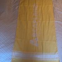 Telo mare giallo bianco nuovo con cartellino