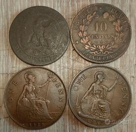 #1509 – Quattro monete in rame (14)