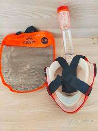 maschera nuoto 