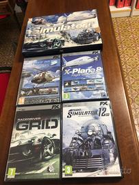 4 Giochi pc la collezione di simulatori