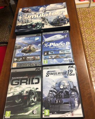 4 Giochi pc la collezione di simulatori