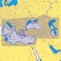 C-MAP REVEAL Mediterranean Black Caspian Seas EM-Y