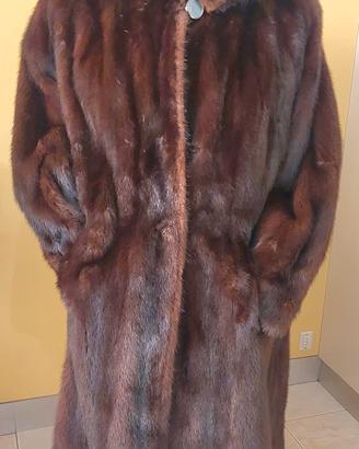 Cappotto pelliccia visone tg 50 52 